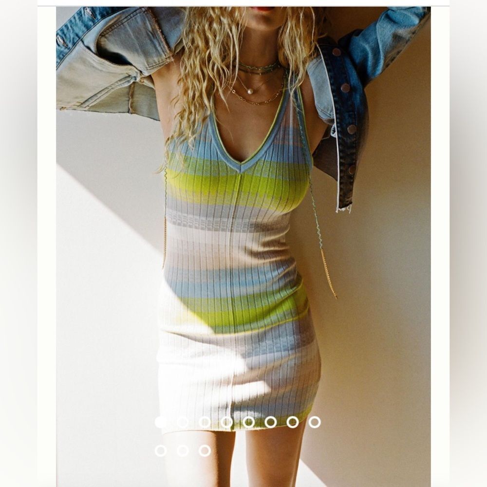 Anthropologie x Daily Practice Tuvalu Ribbed Sweater Dress size XS - Picture 2 of 15